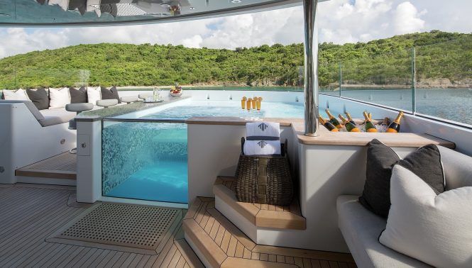 Fantastic pool on board