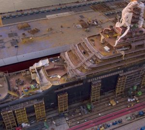 182m REV: The largest charter yacht in the world is nearing completion