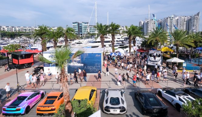 Cars and Yachts on display at Singapore Yacht Show