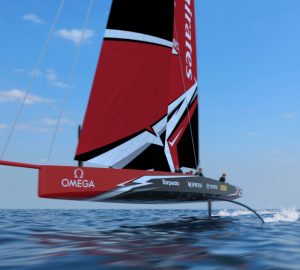 New Zealand Team unveil first mono-hull racing boat for the America's Cup 2021