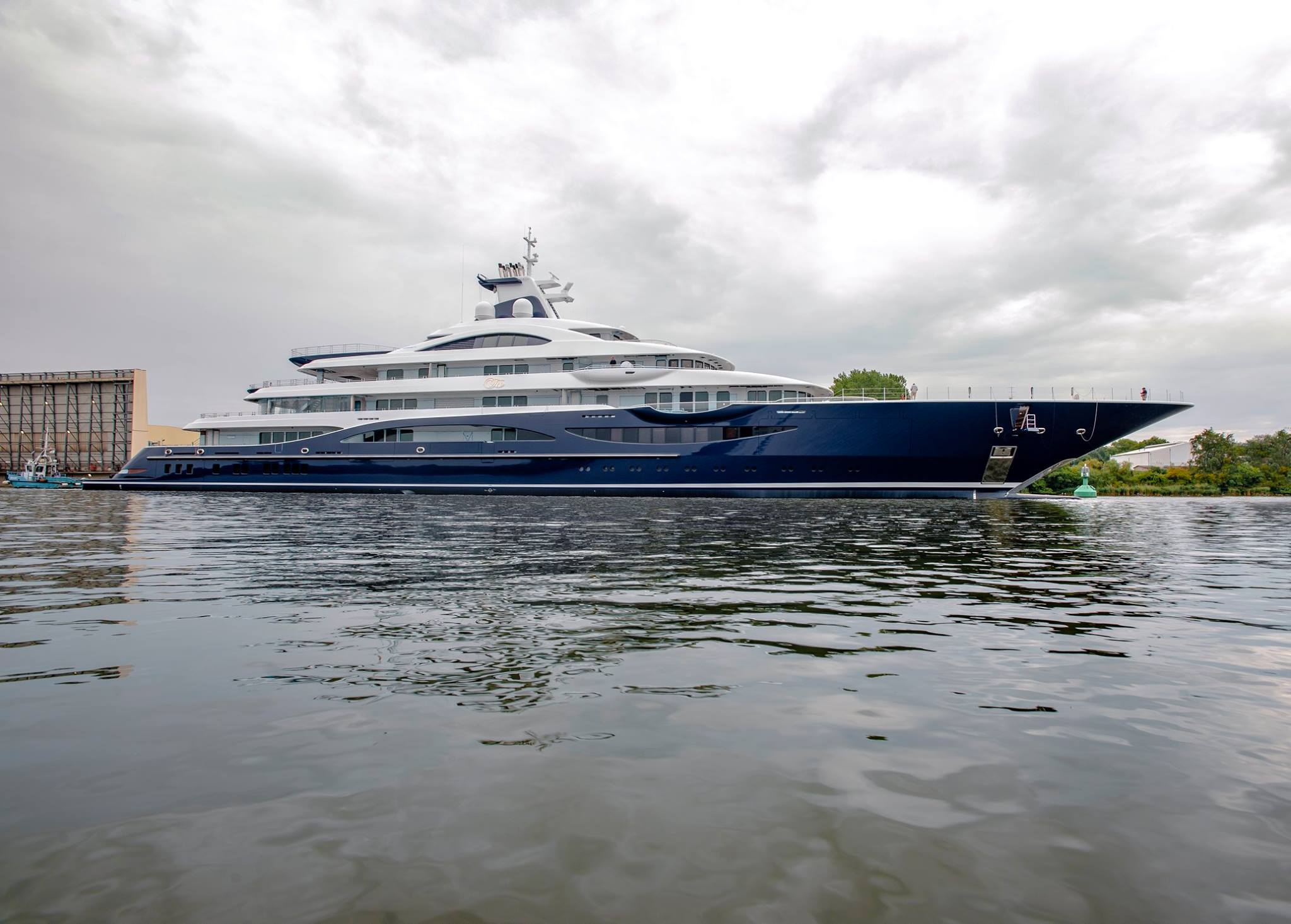 Lurssen 111m Mega Yacht Project TIS. Photo credit Klaus Jordan — Yacht