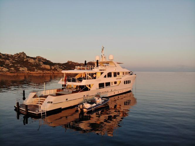 41m Lady Jade - aerial view after refit - Photo © Owner - MK