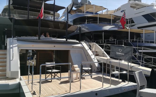 Motor yacht BINTADOR on display at the 2019 MYS - Photo © CharterWorld