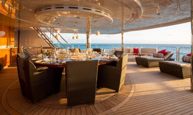 Alfresco dining area