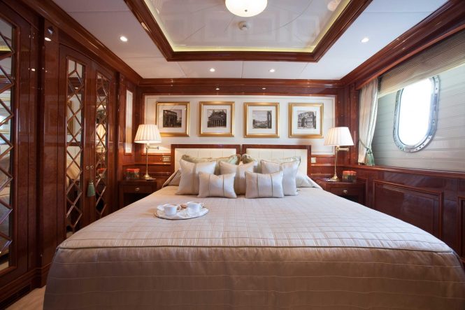 Lovely deluxe accommodation fro all guests on board