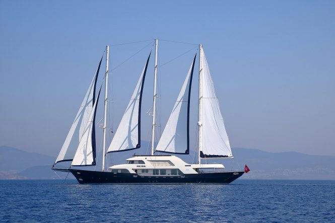Luxury yacht MEIRA for charter in Eastern Mediterranean in 2020