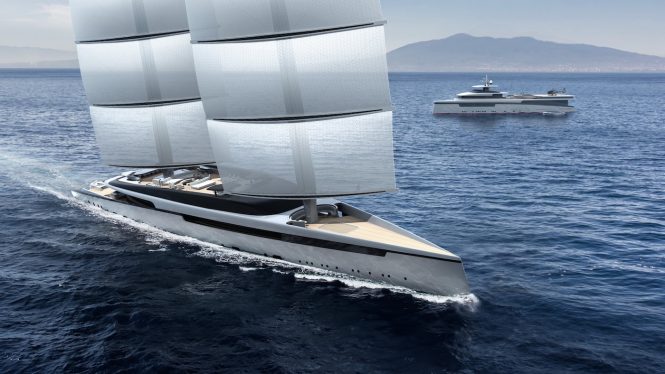 Sailing yacht concept LOTUS - Royal Huisman
