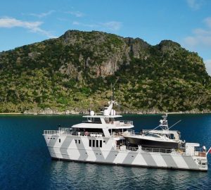 Luxury motor catamaran THE BEAST available for charter in the South Pacific
