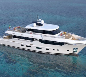 Italian Vessels Shipyards releases images of new Wide Space 93.9 motor yacht
