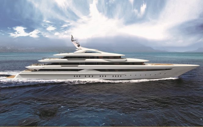95m mega yacht O'PARI by Golden Yachts