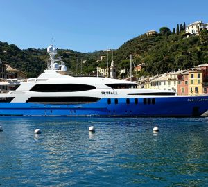 58m M/Y SKYFALL offering last-minute Christmas yacht charter in St Barths
