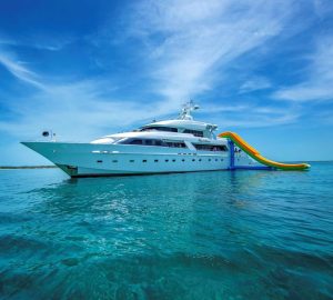 No delivery fees for 145' motor yacht ISLAND HEIRESS in the Caribbean