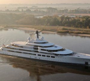 Lurssen superyacht PROJECT LIGHTNING spotted on second sea trials