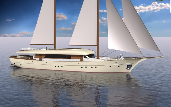 SON DE MAR rendering - Starboard side