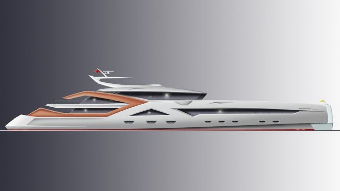 61m Shotel yacht concept by ER Yacht Design