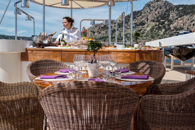 Exceptional service offered by the professional crew