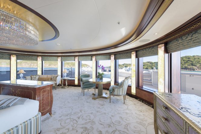 Master suite offering utmost in luxury and unprecedented views