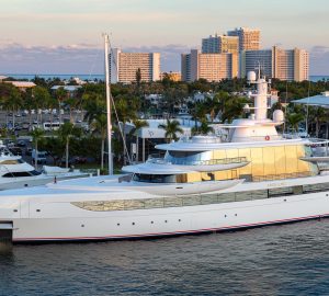 Motor yacht Excellence. Photo credit Ron Raffety