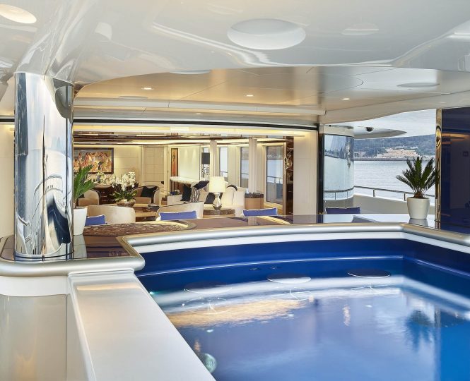 Pool and interior shot. Photo credit Winch Media