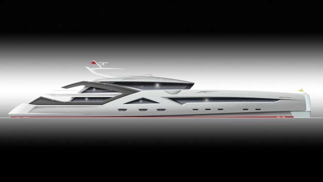 Shotel superyacht concept - Credit © ER Yacht Design