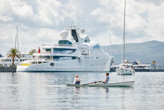 YAS mega yacht in Montenegro