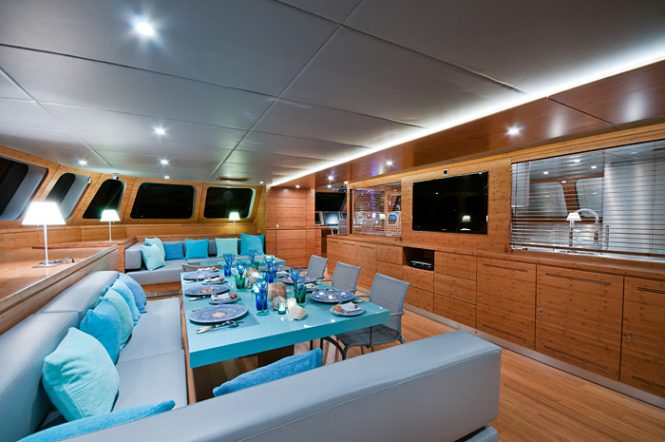 dining area and saloon