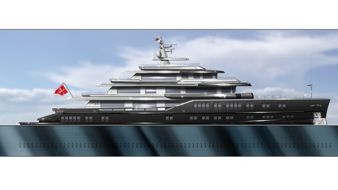 Barracuda 62m superyacht - © Barracuda Yacht Design