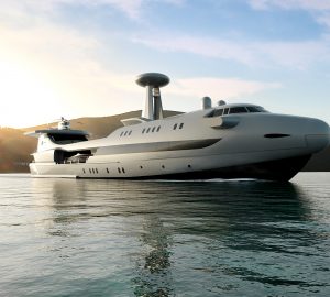 A Yacht or a Plane? Out-of-this-world 70m futuristic Codecasa JET 2020 superyacht
