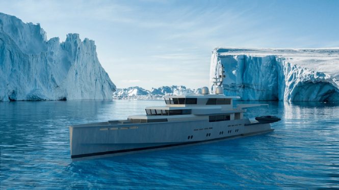 MMX45 explorer yacht concept from Malcolm McKeon Yacht Design