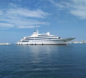 Port Denia welcomes superyacht Lady Moura for 2020 refit
