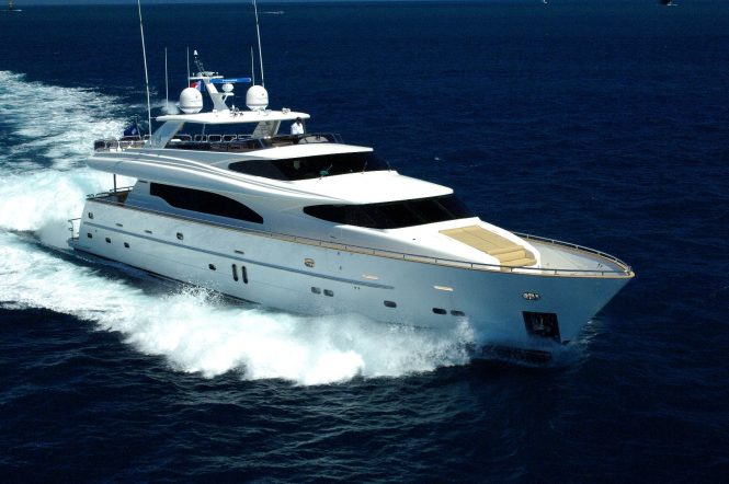 Motor yacht ANNABEL II available for charter in the Med