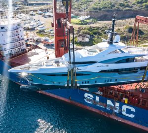 Motor yacht Snow 5 - previously Lilium - heads to her new Miami home