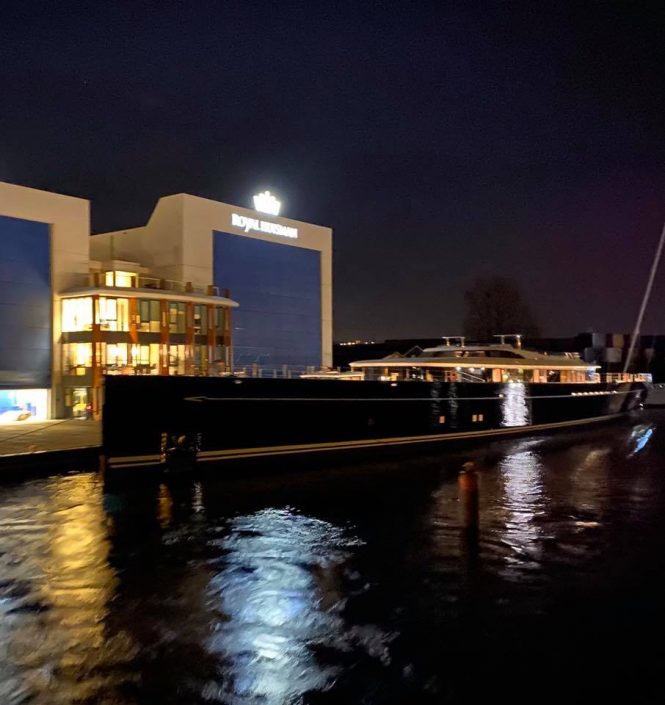 Sailing yacht SEA EAGLE II launched - Photo © Royal Huisman