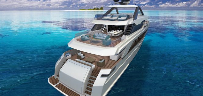 THUNDERBIRD 130' aft view