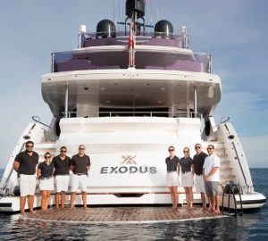 Reduced yacht charters with 40m EXODUS in the Caribbean and the Bahamas