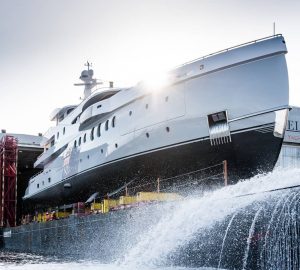 Striking 62m Superyacht AMELS 206 hits the water