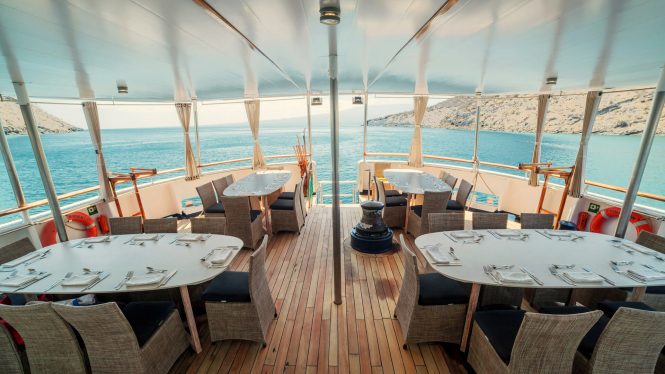 Evolution alfresco dining, GPS