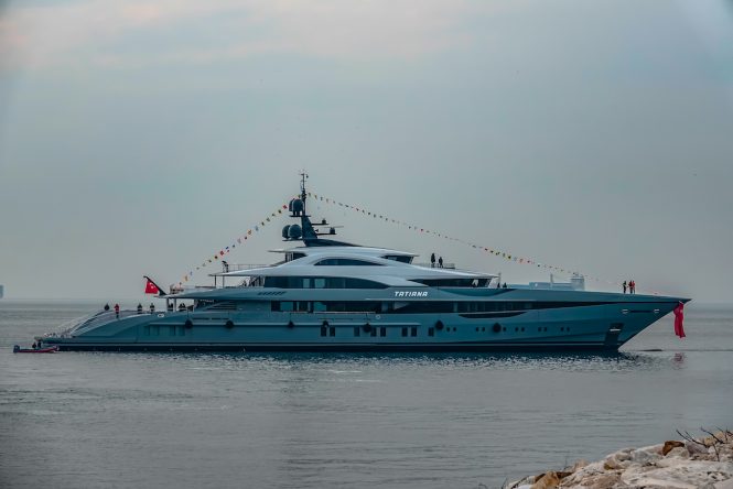 Bilgin 263-I 80m superyacht TATIANA launched in Turkey