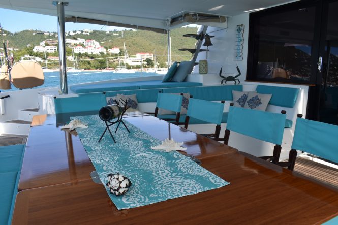 Exterior dining area