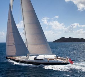 Reduced charter rate with 43m sailing yacht GUILLEMOT in the Caribbean