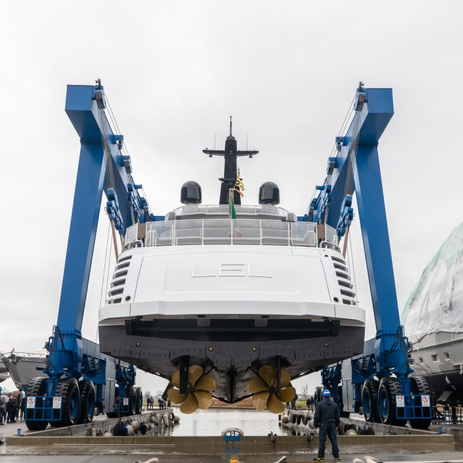 LEL yacht ready to hit water at Rossinavi