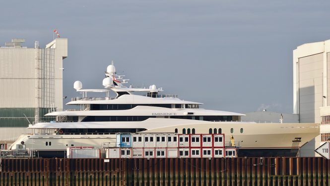 Mega yacht EMINENCE - Photo © DrDuu
