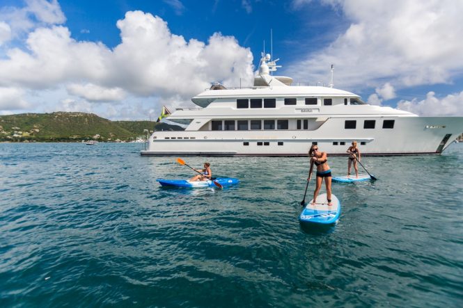 Motor yacht PURE BLISS 144 available for charter in the Caribbean