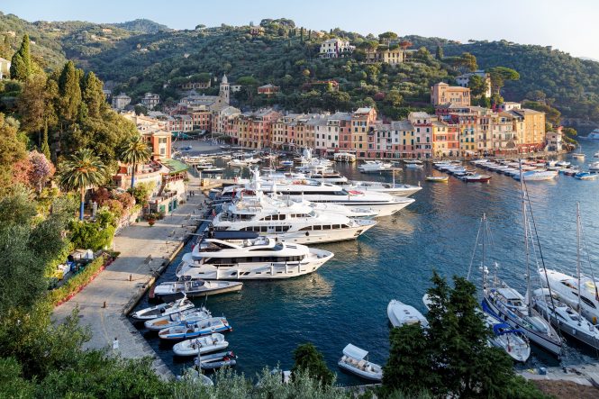 Portofino - a popular superyacht destination