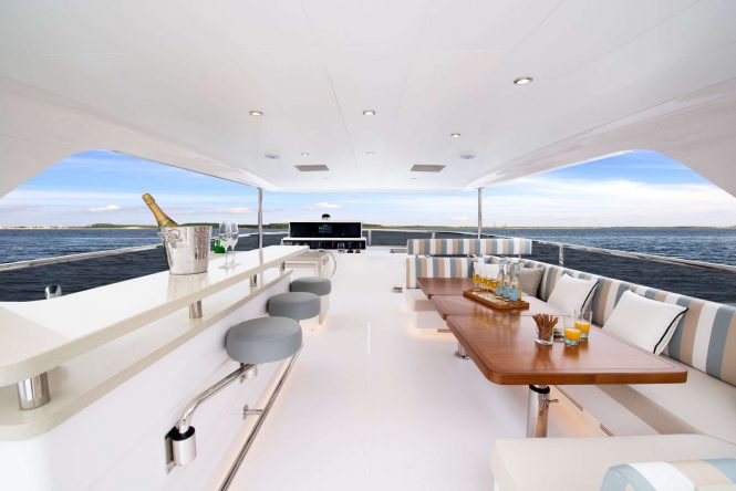 Sun deck with plenty of space to relax and unwind
