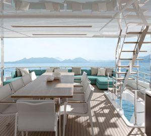 Brand-New 33m Ferretti Motor Yacht PENELOPE Enters Mediterranean Charter Market this Summer