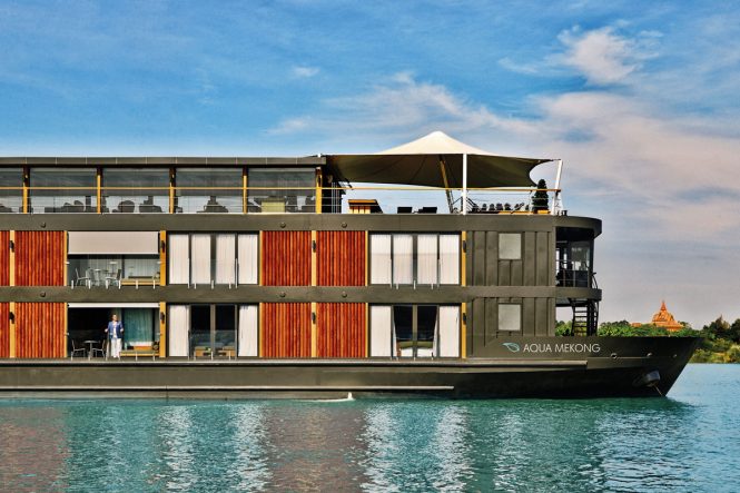AQUA MEKONG luxury yacht for adventure-filled charter vacations in Asia