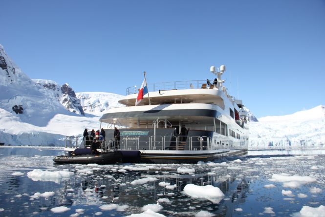 Adventure-filled charters in Antarctica with M/Y LEGEND