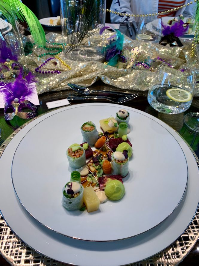 BABA'S yacht lunch dining set up - Photo Martha Lukasik