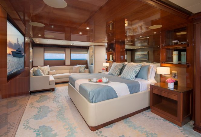 Master suite on the main deck